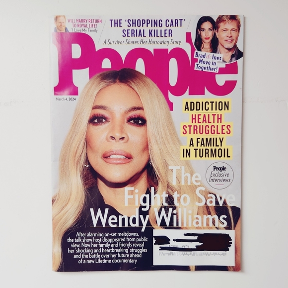 🍭7/$15 People Magazine March 2024 Wendy Williams - Picture 1 of 4